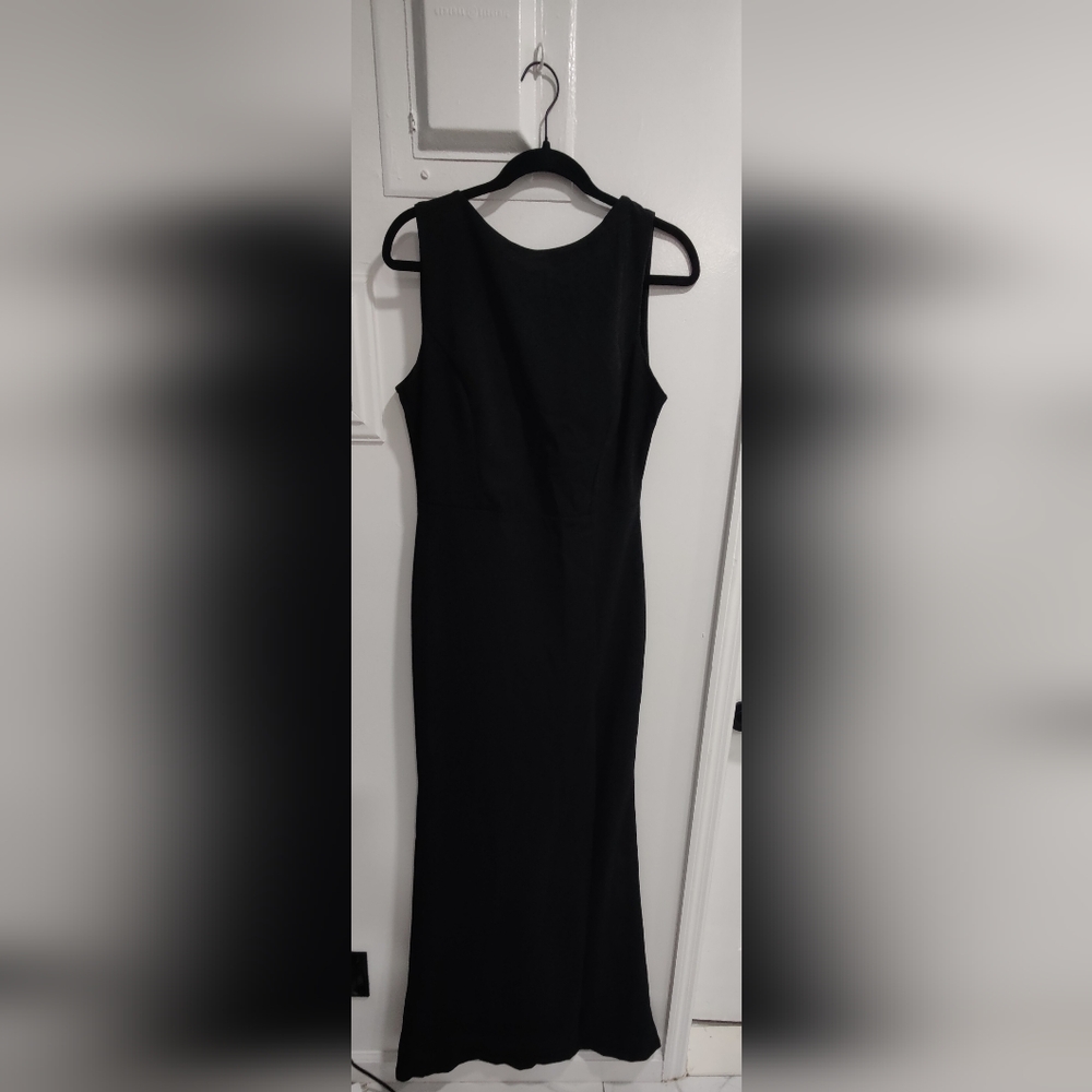 Addie Formal Open Back Crepe Dress
